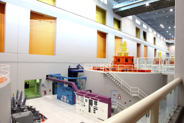 Bonneville main Powerhouse, Columbia River Gorge OR.