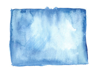 Blue watercolor background © Leigh Prather