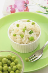 Rice and peas