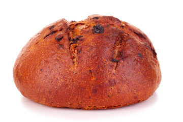 Baked bread isolated on white