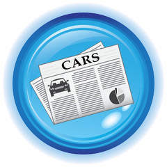 CARS NEWSPAPER ICON