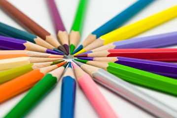 Fototapeta premium color pencils