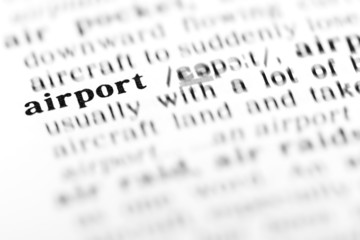 Fototapeta premium airport (the dictionary project)