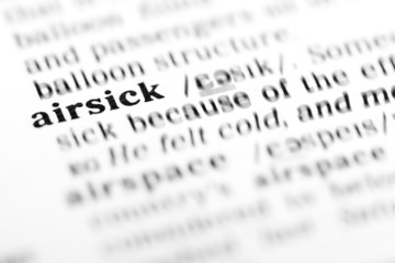 airsick (the dictionary project)