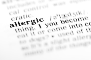 Fototapeta premium allergic (the dictionary project)