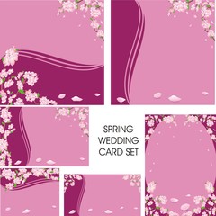 wedding spring card set