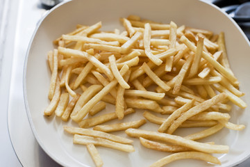 Scaldare le patatine