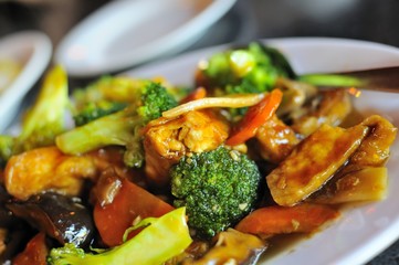 Healthy mixed vegetable delicacy