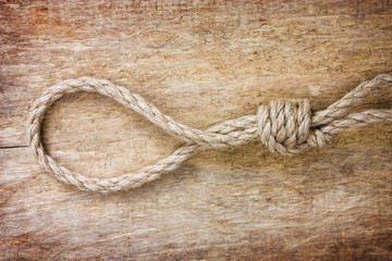 Obraz premium Rope with knots