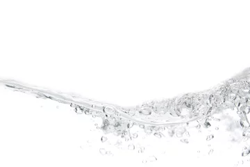Abwaschbare Fototapete Wasser water fresh liquid splash wave white