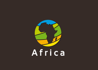 logo, planète, afrique © M.studio
