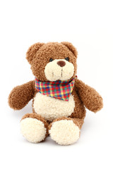 Obraz premium Teddybär mit Halstuch