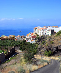 the beauty road in Puerto Santiago,Tenerife - obrazy, fototapety, plakaty