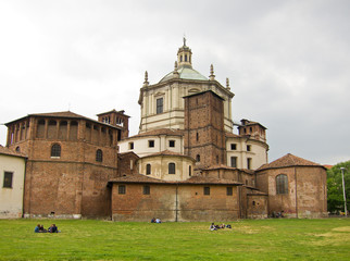 Fototapeta premium San Eustorgio basilic, Milan