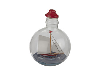 Ship inside a bottle.