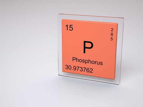 Phosphorus - symbol P - chemical element of the periodic table