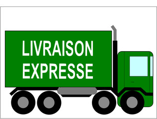 Camion livraison expresse