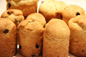 baked goods. Close up of the Easter cake.