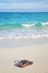 Flip Flops am Strand