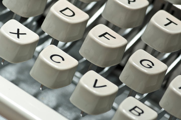 typewriter keys