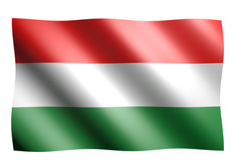 Obraz premium Flag of Hungary