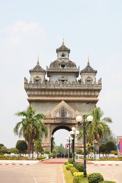 Temple, Laos.