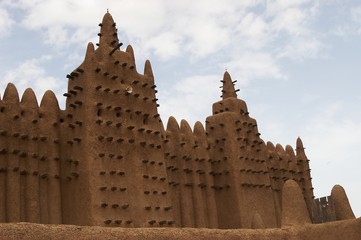Clay mosque in Djenne, Mali