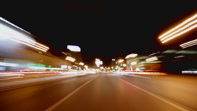 Night road TL contrast