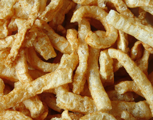 Crispy pork skin