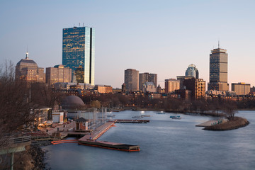 Fototapeta premium Boston Back Bay Neighborhood