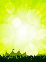 Festival and crowd portrait