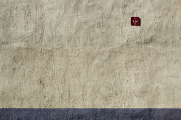 Wall of the house in spring