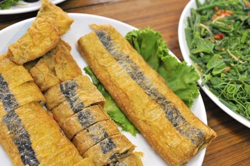 Vegetarian fish cuisine