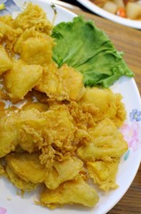 Deep fried cauliflower