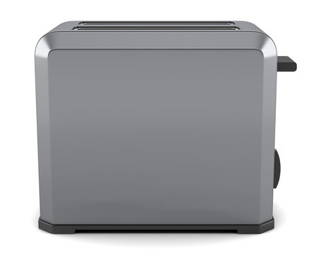 toaster isolated on white background with clipping path