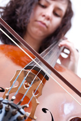 girl playing cello © Grafvision