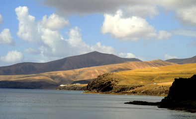 Puerto Calera on Lanzarote, Canary Islands,Spain