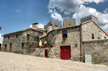 Typical houses of Montalegre, north of Portugal
