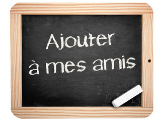 Obraz premium Ajouter a mes amis