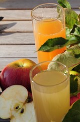 Natürlicher Apfelsaft
