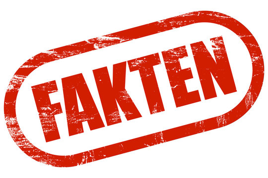 Grunge Stempel rot FAKTEN