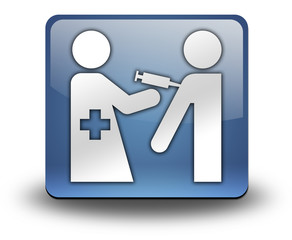 3D Effect Icon "Immunizations"