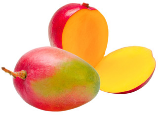 Mango isolated on white background