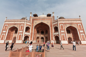 Jama Masjid, Delhi, Indie - obrazy, fototapety, plakaty
