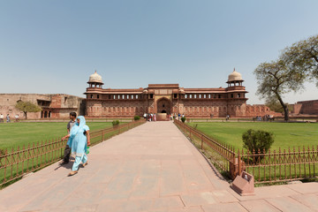 Fort Agra, Indie - obrazy, fototapety, plakaty