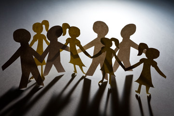 Paper Chain girls and boys