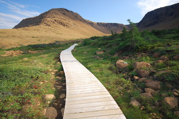 Tablelands at sun set, Gros Morne Park, Newfoundland