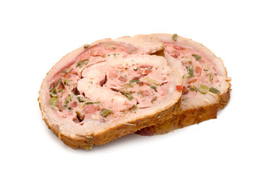 Gefüllter Schweinebraten