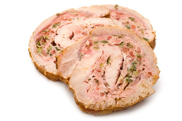 Gefüllter Schweinebraten