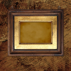 retro background with decorative frame